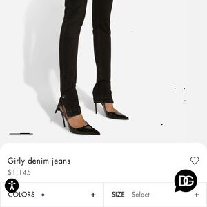 Dolce & Gabbana Black Fabric